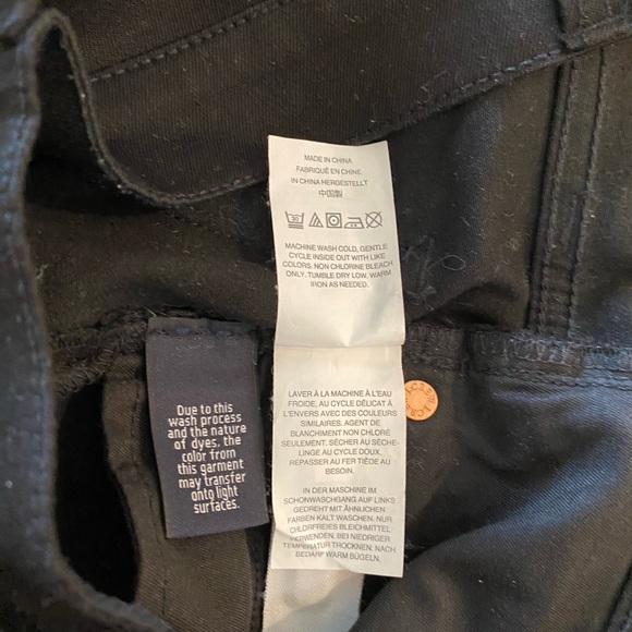 NW J Crew High Rise Black Jeans - Picture 6 of 7